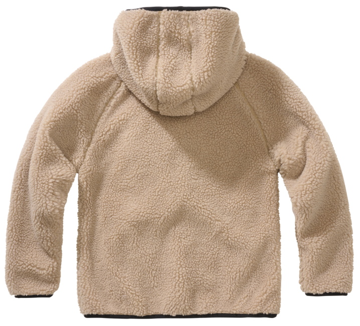 Brandit kinder Teddyfleecejacke mit Kapuze, camel
