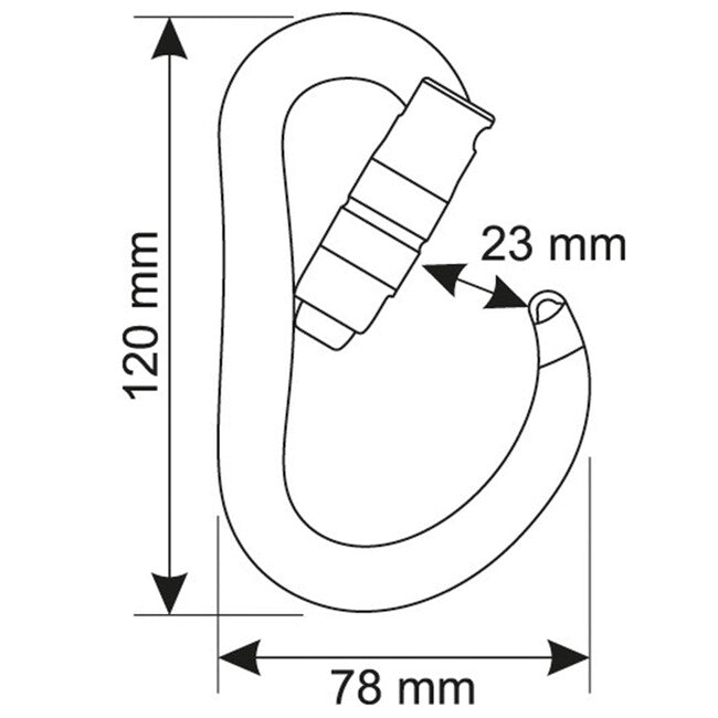 CAMP karabína Atom 2Lock