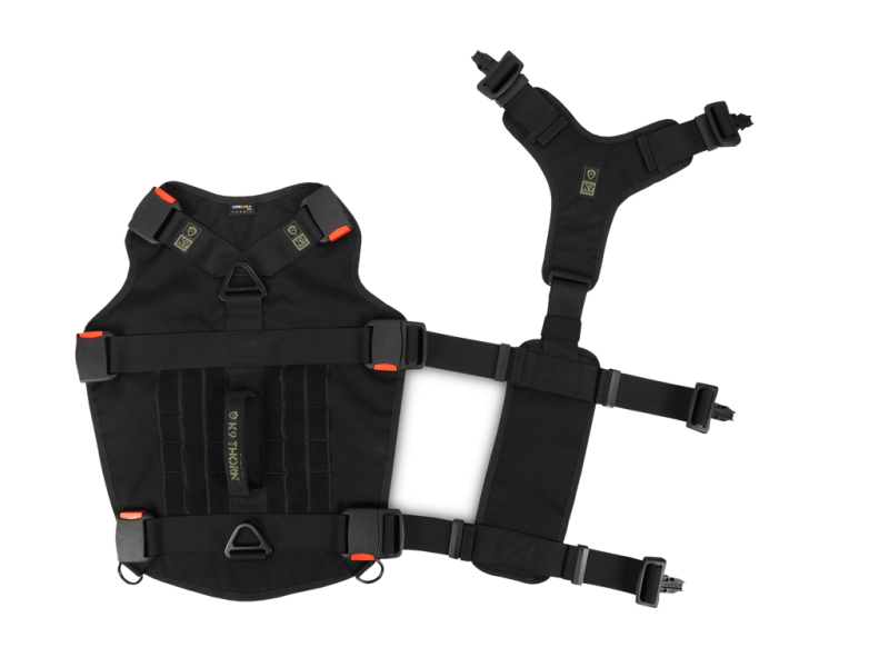 K9 Thorn postroj ONE, reflexná žlta, L