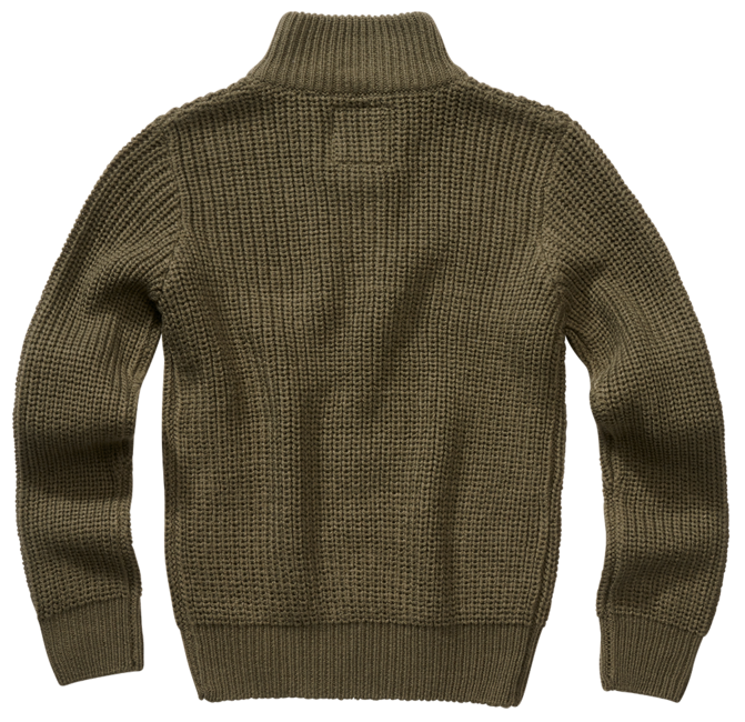 Brandit detský Marine pulóver Troyer, olivová