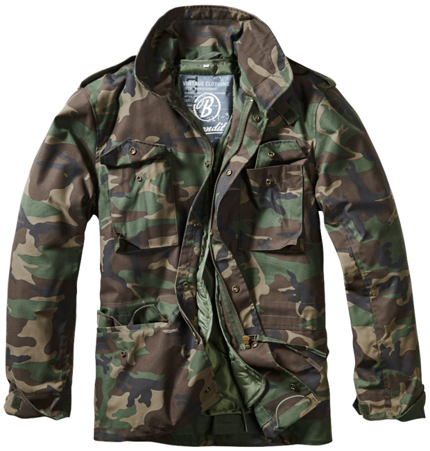 Brandit M65 Classic Übergangsjacke, woodland