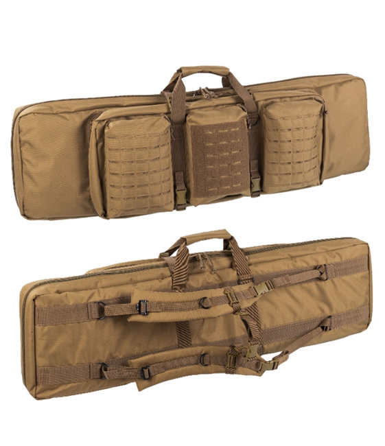 Mil-Tec kombinované púzdro na dlhú a krátku zbraň, coyote